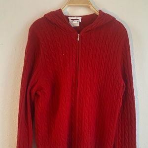 Cashmere red sweater